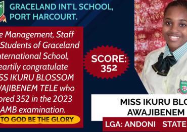 Congratulation: Miss Ikuru Blossom Awajibenem