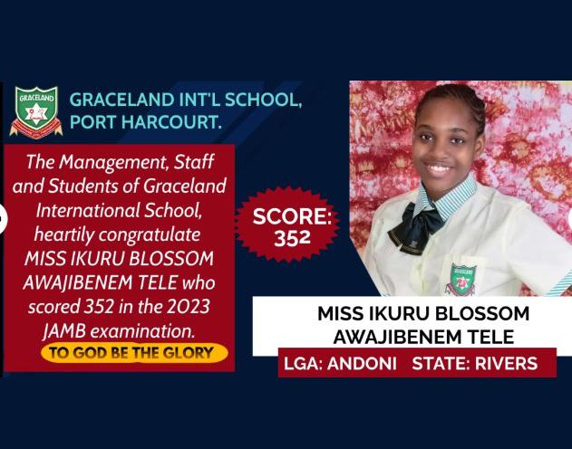 Miss Ikuru Blossom scores 352 in 2023 JAMB examination